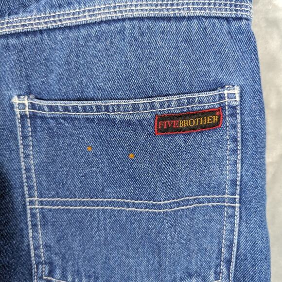 Vintage Five Brother Jeans Mens 32 x 28 Carpenter pants Straight Leg Y2K READ - Picture 7 of 10